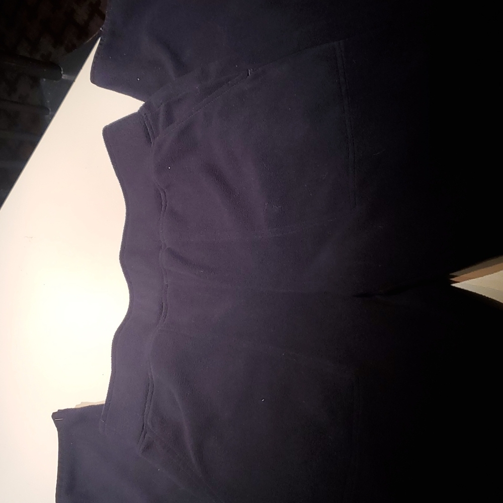 Lands End XS 2-4, black, fleece pants, 2 front pockets